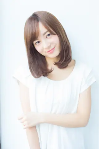 ミディアム カラー ショート/ボブ ハイトーン❤️原航平のヘアスタイル