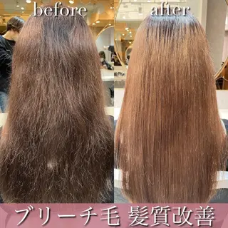 セミロング パーマ 新宿/韓国レイヤー 髪質改善カラー/角所のヘアスタイル