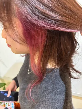 カラー 🎈カットモデル募集 中🫧持永優希乃🎀のヘアスタイル