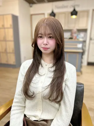 ロング カラー 🎀オタク美容師艶髪 カラーERINA🎀のヘアスタイル