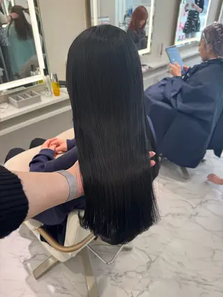 ロング カラー ParveMix🍀 藤原愛未のヘアスタイル