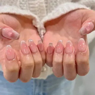 ネイル 🎀チーク/ちゅるん 🫧chisa🎀のネイルデザイン