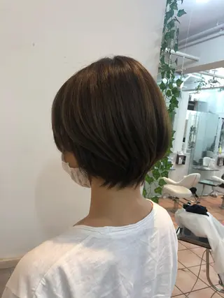 ショート ショート 嶋津祥希のヘアスタイル