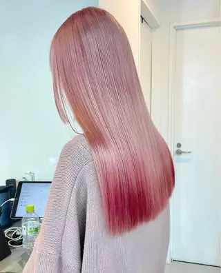 ロング カラー ヘアアレンジ ★ダブルカラー 小島千夏★のヘアスタイル