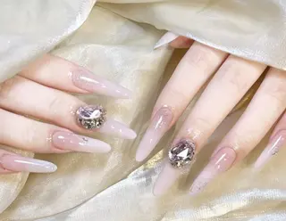 ネイル By moonネイル 🌷ワンホン/韓国風のネイルデザイン