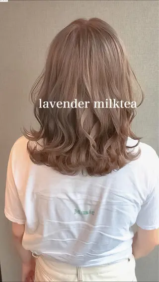 ミディアム カラー Selenehair 三条本店のヘアスタイル