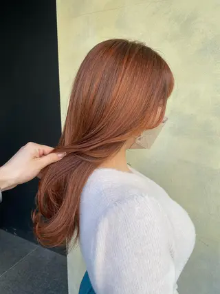 ロング カラー hina☺︎ 髪質改善/ストレートのヘアスタイル