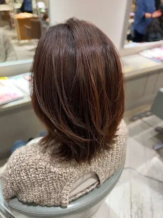 カラー ﾕｳﾅ/ パーマ🐰のヘアスタイル