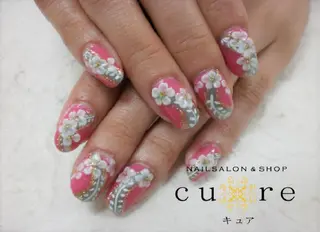 ミディアム ネイル ネイルサロン Cureのネイルデザイン