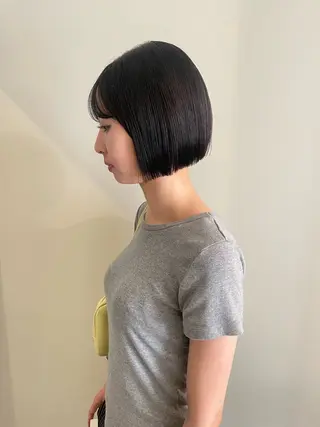 ショート カラー 渋谷 留菜のヘアスタイル