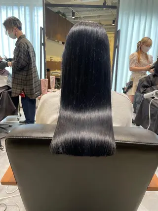 ロング SALOWIN渋谷caldo店B1所属・岐津公太 メンズ縮毛矯正のプロのヘアスタイル