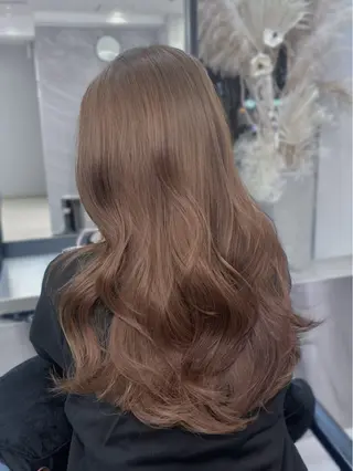 ロング カラー 心斎橋/ブリーチなし 髪質改善/レイヤーのヘアスタイル