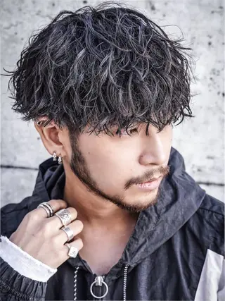 ショート パーマ メンズ 【新宿メンズパーマ】 スペシャリスト勝山勇のヘアスタイル