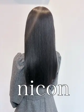 ロング 髪質改善 上品艶感カラーのヘアスタイル