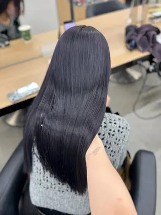 セミロング カラー ヘアアレンジ 🤍淡色ピンク&ラベ ンダーYUKI🤍のヘアスタイル