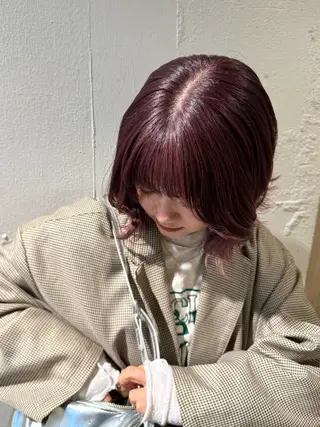 カラー 🍪ﾖｼｲﾊﾙﾈ🍪 ﾗﾍﾞﾝﾀﾞｰｶﾗｰのヘアスタイル