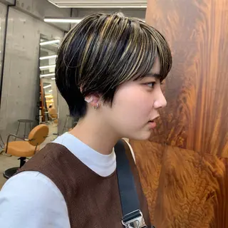ショート カラー 🌈前田 潤 /ショート/似合わせのヘアスタイル