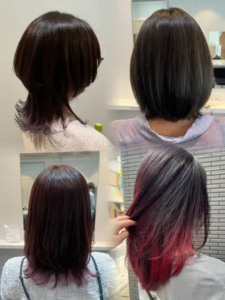 カラー ヘアアレンジ/ カラー/hazukiのヘアスタイル