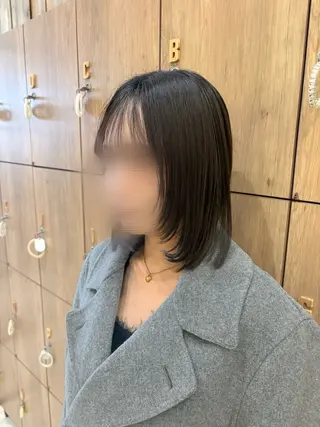 セミロング カラー アカネ/暖色カラー /ボブ🪐🧡のヘアスタイル