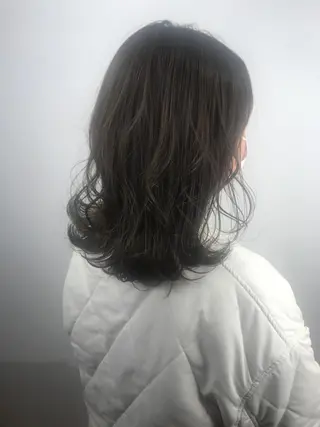 ミディアム カラー なりたいを叶える /町野 朝哉のヘアスタイル