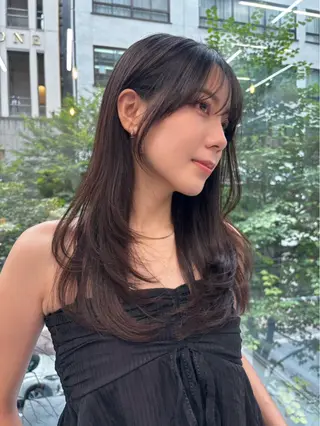 ロング カラー 髪質改善/レイヤー 🌻秋月　日向🌻のヘアスタイル