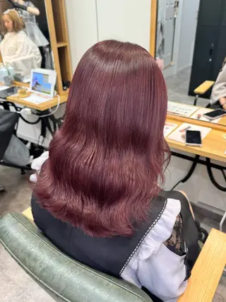 ロング カラー 縮毛矯正/艶髪カラー /パーマ/ひふみ🌱のヘアスタイル