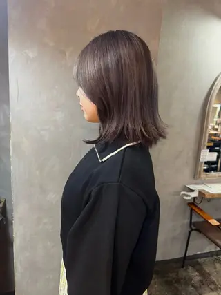 ミディアム カラー クキノケイカ /暖色カラーのヘアスタイル