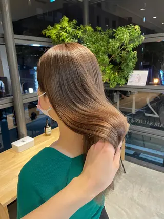 ロング 菅原 彩加のヘアスタイル