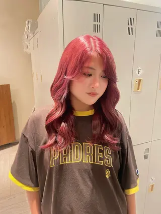 ロング カラー hiyori /韓国ヘアのヘアスタイル