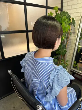 ショート カラー ヘアアレンジ stylist/蛯谷 珠里のヘアスタイル