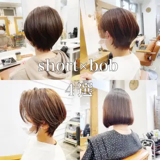 ショート カラー newline銀座所属・👑銀座ショート/ 絶壁補正/金子涼👑のヘアスタイル