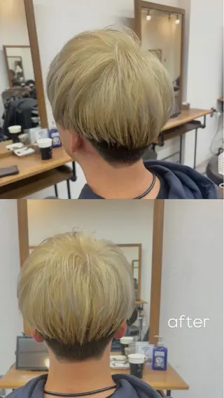 カラー メンズ suzu🍒 luxbeのヘアスタイル