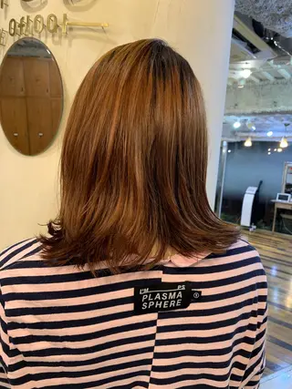 セミロング 渋谷/メンズパーマ/ ミディアム/田代昂平のヘアスタイル