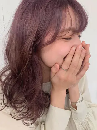 セミロング カラー m ā l o.🌷 サカモトマイコのヘアスタイル
