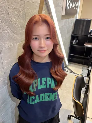 セミロング カラー 古澤 あかねのヘアスタイル