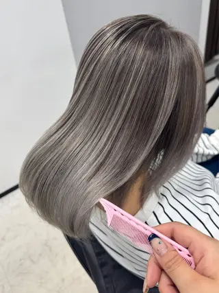 ミディアム カラー ヒラガカナ▼ ECLAT HAIRのヘアスタイル