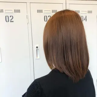 ミディアム カラー Zina 梅田店 レイヤー/Miyuのヘアスタイル