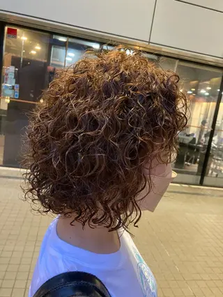 ミディアム パーマ SHAFT Ieiriのヘアスタイル