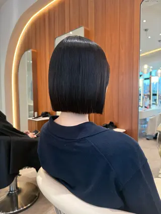 ミディアム パーマ 渋谷ボブ/レイヤー ボブ田中航平のヘアスタイル