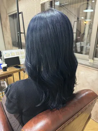 ロング カラー 髪質改善＆韓国風 RINAのヘアスタイル