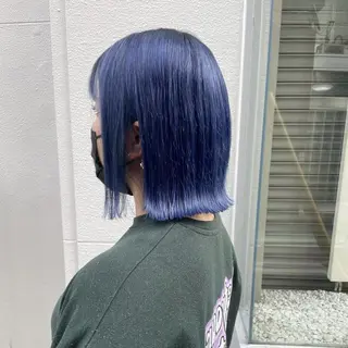 セミロング 🤍韓国寒色カラー 🤍MADOKAのヘアスタイル