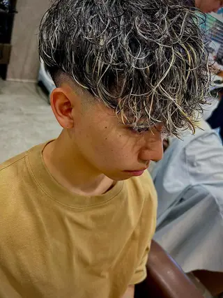 パーマ メンズ men's salon SOL所属・TAIYO帯広/ メンズパーマ/波巻きのヘアスタイル