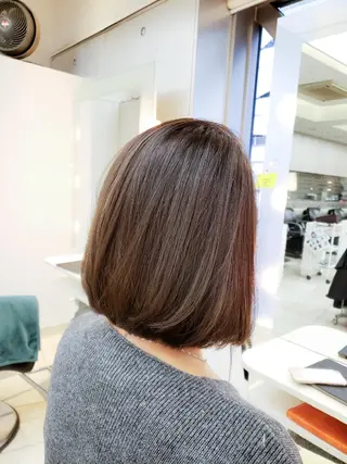 ミディアム カラー ボブ・ロブ　福田 泰久✂️✨のヘアスタイル