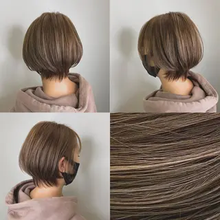 ショート カラー brace今里店店長 加井直樹のヘアスタイル