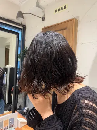 ミディアム スタジオノル パーマ🌀あやなのヘアスタイル