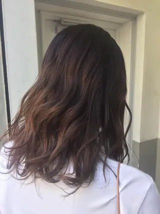 ミディアム カラー 💘透明感カラー💘 沖本 将宏のヘアスタイル