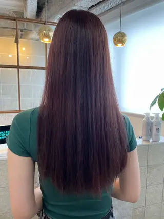 ロング 中山 凪沙のヘアスタイル