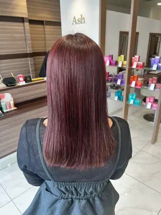 カラー 🧡Ash 新杉田🧡山本のヘアスタイル