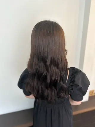 セミロング カラー ヘアアレンジ DANY🦋名駅✂︎ 艶髪/透明感カラーのヘアスタイル