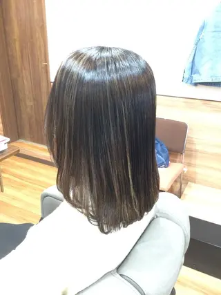 ミディアム カラー Annon プライベートサロンのヘアスタイル